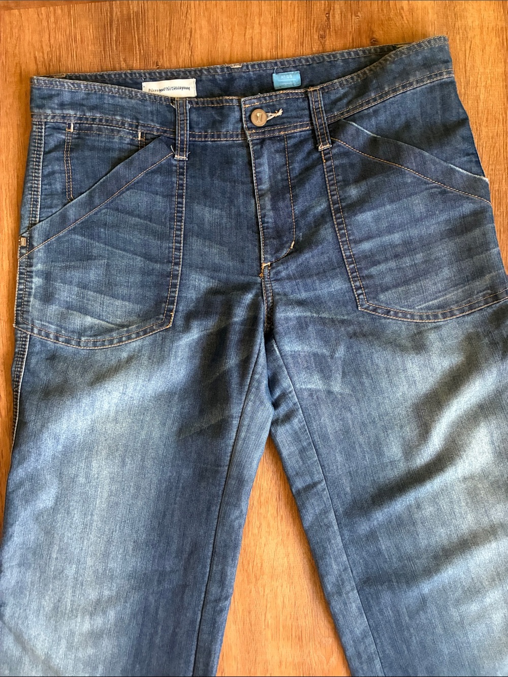 Pilcro and the Letterpress Women's Indigo Straight-Leg Jeans